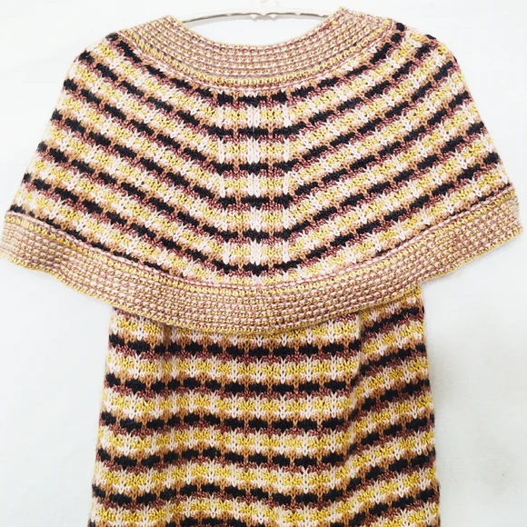 Vintage RARE Missoni Silk, Wool &  Mohair Cape Sweater - Picture 5 of 11